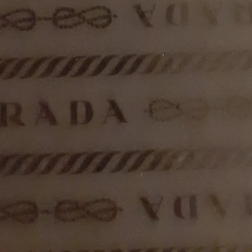 Prada red leather